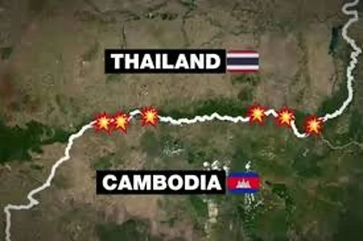 درگیری مرگبار در مرز کامبوج و تایلند | موشک خودی موجب تلفات نظامیان کامبوجی شد +ویدئو
