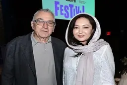 تصویری از نیکی کریمی در کنار بازیگر مرد مشهور آمریکایی