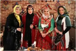  زنان بازیگر با لباس‌های محلی در «شام ایرانی»