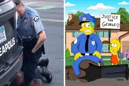 آیامرگ جورج فلوید در  سریال سیمپسون ها پیش بینی شده بود.؟