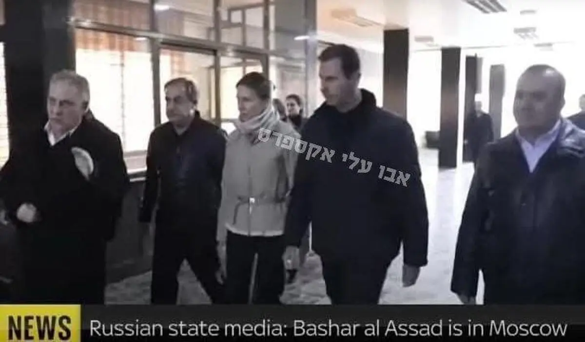 عکس بشار اسد و همسرش در مسکو جعلی از آب درآمد! + ویدئو
