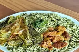 ناهار کته اسفناج درست کن ، یه غذای خوشمزه و مفید و ساده  | طرز تهیه کته اسفناج