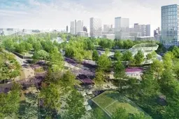 ساخت پارکی که دمای هوا‌ را چندین درجه کاهش میدهد |این پارک شهر را خنک میکند