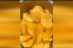 ترفندی برای درست کردن چیپس سه سوته در منزل+ویدئو 