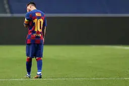 ناامیدی در چهره مسی+ تصویر