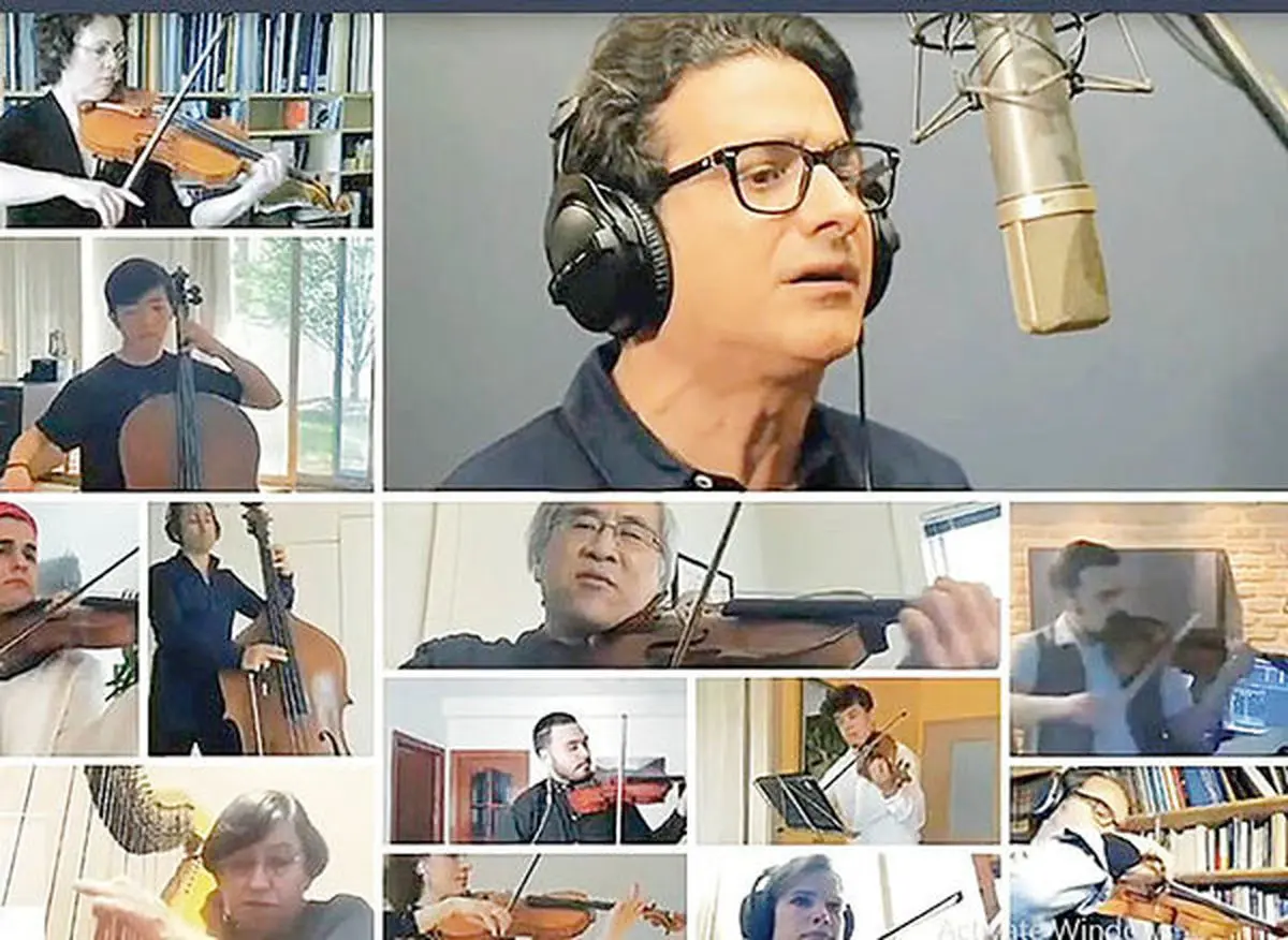 همایون شجریان | بازخوانی «مرغ سحر» با صدای همایون شجریان و خواننده لبنانی