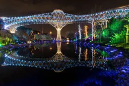 تصاویر بازدید ویلکو از مدیران سازمان جهانی گردشگری از پل طبیعت

