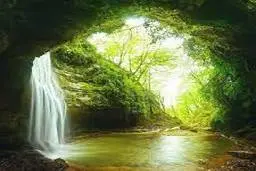 تصاویری زیبا از آبشار زال روستای سیدکلا،  روحتان تازه میشود +ویدئو