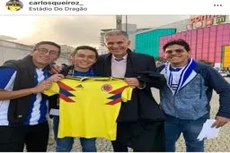 جدیدترین عکس سرمربی سابق تیم ملی در کلمبیا!