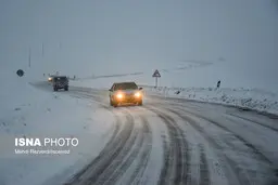 بارش شدید برف در ارتفاعات خوزستان