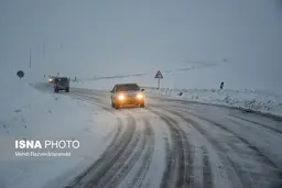 بارش شدید برف در ارتفاعات خوزستان