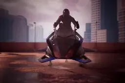 از اولین موتورسیکلت پرنده جهان رونمایی شد! +ویدئو