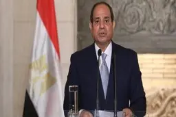رئیس ‌جمهور مصر پایان بحران کانال سوئز را اعلام کرد