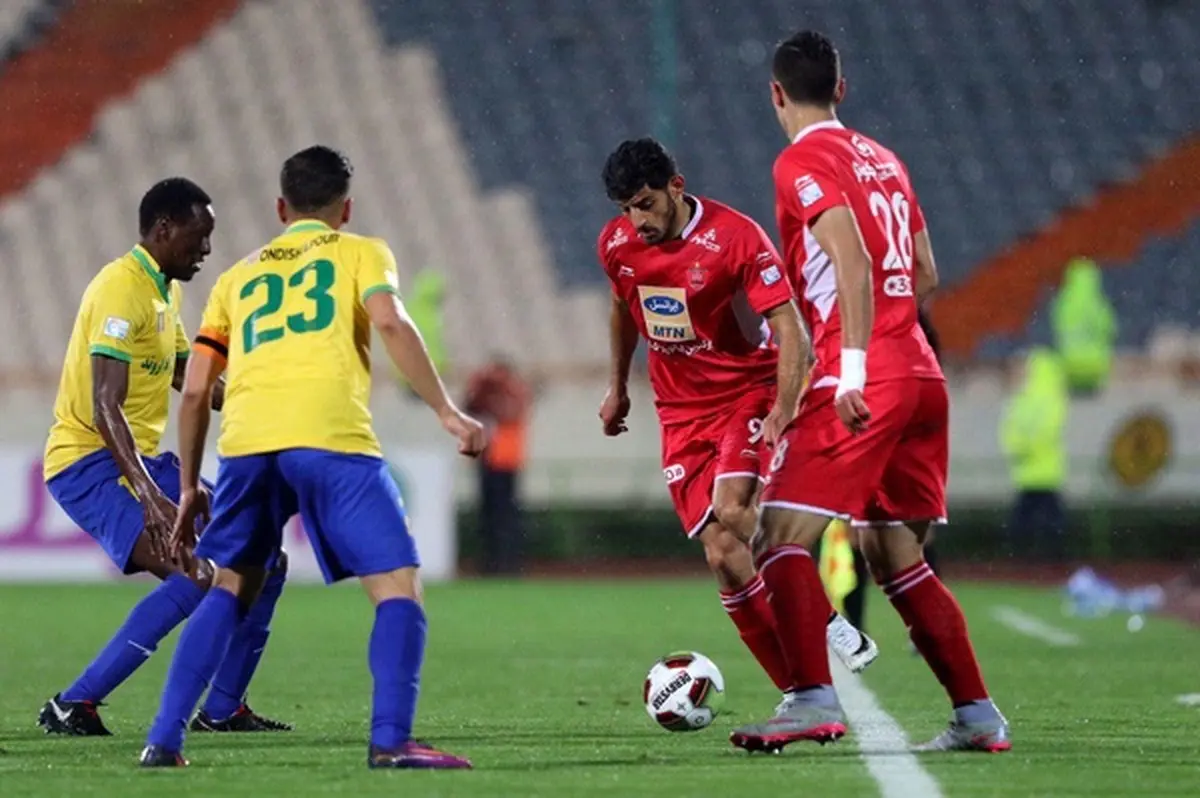 بازی پرسپولیس و نفت آبادان به پایان رسید
