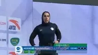 شکسته شدن رکورد وزنه‌برداری توسط وزنه بردار زن ایران + ویدئو