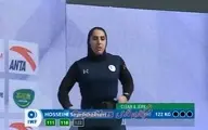 شکسته شدن رکورد وزنه‌برداری توسط وزنه بردار زن ایران + ویدئو