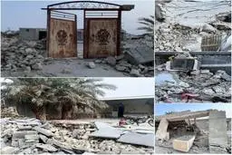 آمار فوتی ها و مصدومان زلزله + ویدئویی از خرابی ها بعد از وقوع زلزله های سریالی هرمزگان