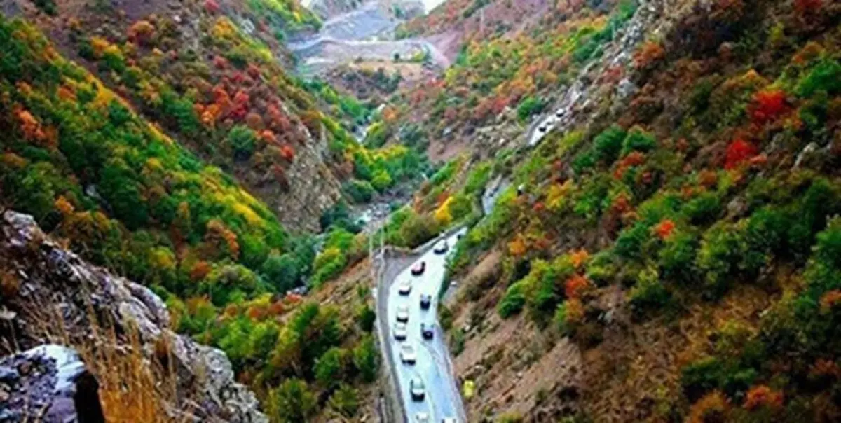 جاده چالوس به روی مسافران بسته شد 