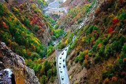 جاده چالوس به روی مسافران بسته شد 