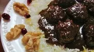 طرز تهیه فسنجون مجلسی با گوشت قلقلی  | راز و رمز روغن انداختن فسنجون