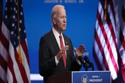 

بایدن: من متعهد می‌شوم رئیس جمهوری باشم که به دنبال نه تفرقه بلکه اتحاد باشد. 

