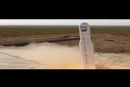 تصویری از ماهواره‌بر قاصد که امروز با موفقیت پرتاب شد