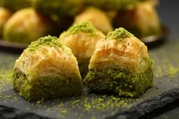 باقلوا با طعم پسته خیلی پر طرفداره درستش کن! | طرز تهیه باقلوای پسته +ویدئو