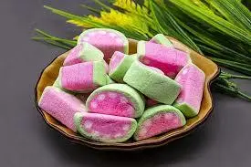 مارشمالوهای یلدایی با طعم انار و کیوی | برای تزیین سفره شب چله از دستش نده! +ویدئو