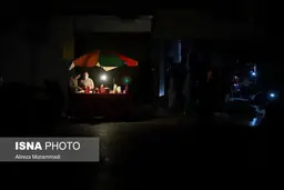 برق ‌بازار فلافل‌فروشان اهواز هم قطع شد