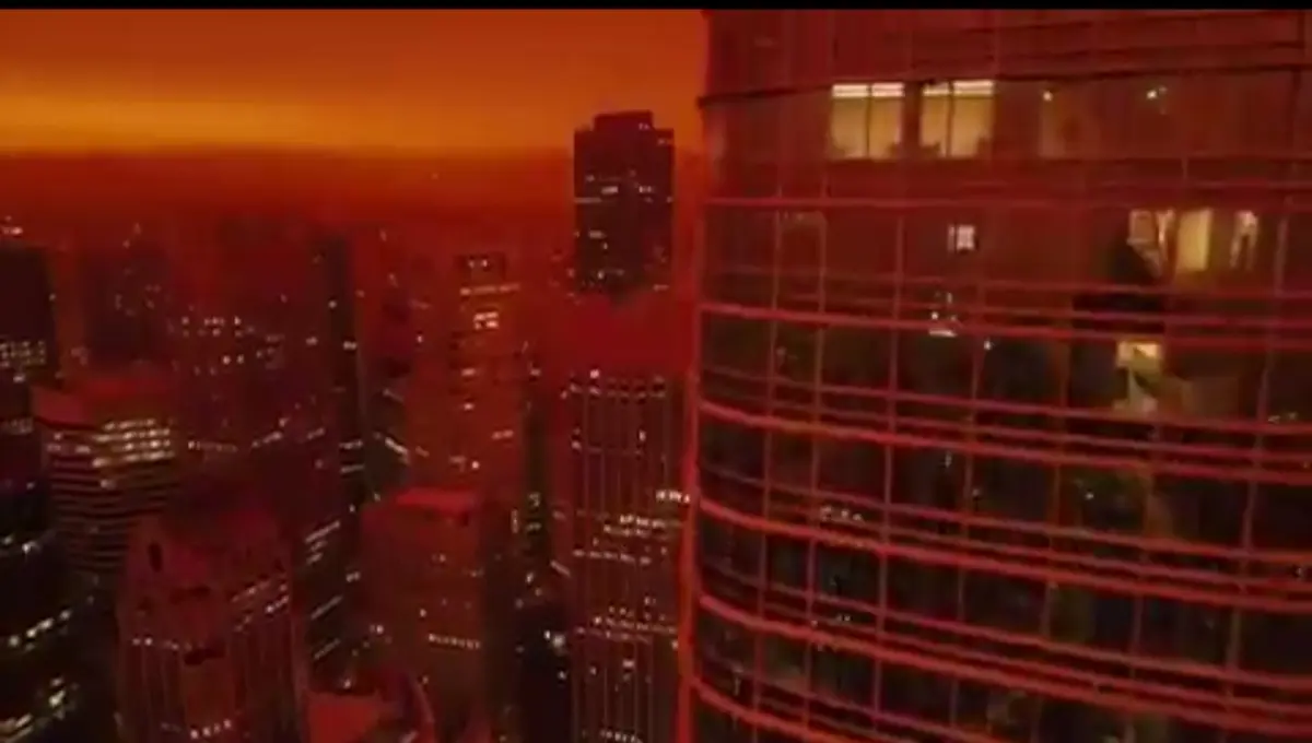 تصاویری آخرالزمانی از کالیفرنیا + ویدئو
