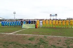 وضعیت ورزشگاه تختی انزلی پس از بارش برف/عکس