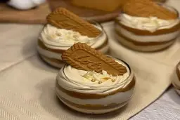 این پودینگ خوشمزه رو بدای مهمونا درست کن | طرز تهیه پودینگ لوتوس +ویدیو
