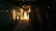 مهار آتش‌سوزی نیروگاه تبریز