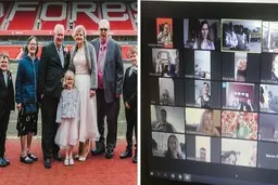  برگزاری خلاقانه ی مراسم عروسی زوج ها در زمان قرنطینه 