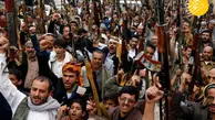 قبایل یمن با تجمعی مسلحانه در صنعاء+عکس