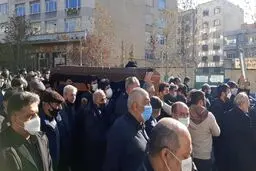 پیکر آیت‌الله سیدرضی شیرازی تشییع شد