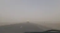 طوفان شن محور بم - کرمان را مسدود کرد + ویدئو 