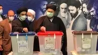 حجت‌الاسلام «سیدحسن خمینی» رای خود را در حسینیه جماران به صندوق انداخت