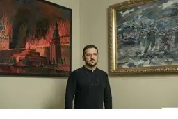 تصویری عجیب از اتاق کار زلنسکی!