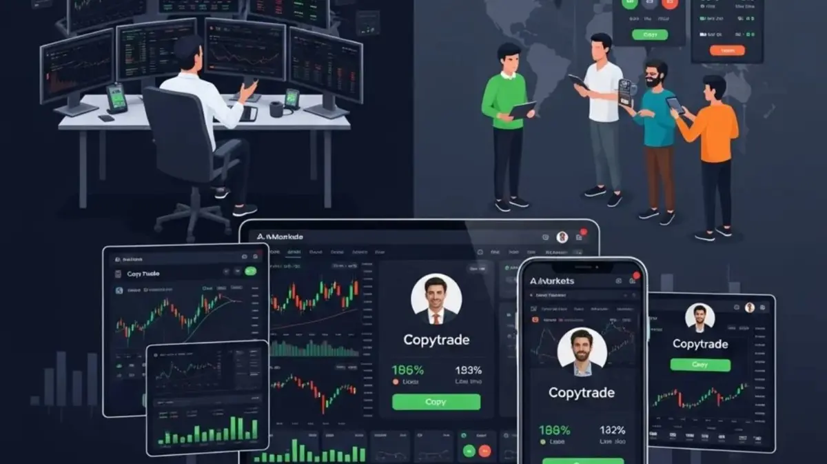 آموزش کپی ترید در بروکر آمارکتس