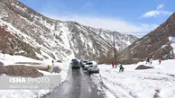 برف بهاری در جاده‌های 2 استان
