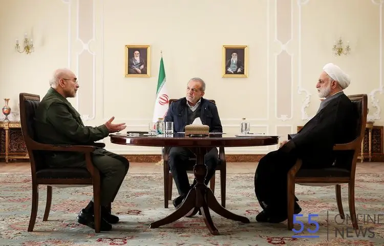 پزشکیان، قالیباف، اژه‌ای و ذوالقدر در یک صف مشغول اداره کشورند