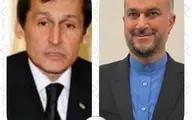 رایزنی تلفنی وزیران امور خارجه ایران و ترکمنستان