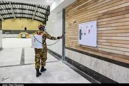 اینجا بیمارستان سیار ارتش برای مبارزه با کروناست