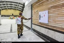 اینجا بیمارستان سیار ارتش برای مبارزه با کروناست