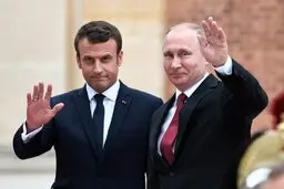 خستگی و کلافگی عجیب مکرون پس از تماس با پوتین!+تصویر