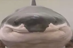 قیافه هزار چهره کوسه قاتل از زاویه‌های مختلف | از پایین شبیه آدمه! + تصاویر