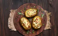 طرز تهیه سیب‌زمینی شکم‌پر | ترکیبی خوشمزه و محبوب +ویدئو