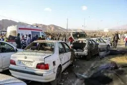 فیلم جدید از انفجار دوم حادثه تروریستی کرمان | عامل انتحاری٬ دختر کاپشن صورتی و شهدا را ببینید +ویدئو