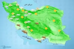 هواشناسی: فردا گسترش بارش‌ها در بیشتر نقاط کشور | شدت بارش‌ها در کدام استان‌ها بیشتر است؟+ویدئو 